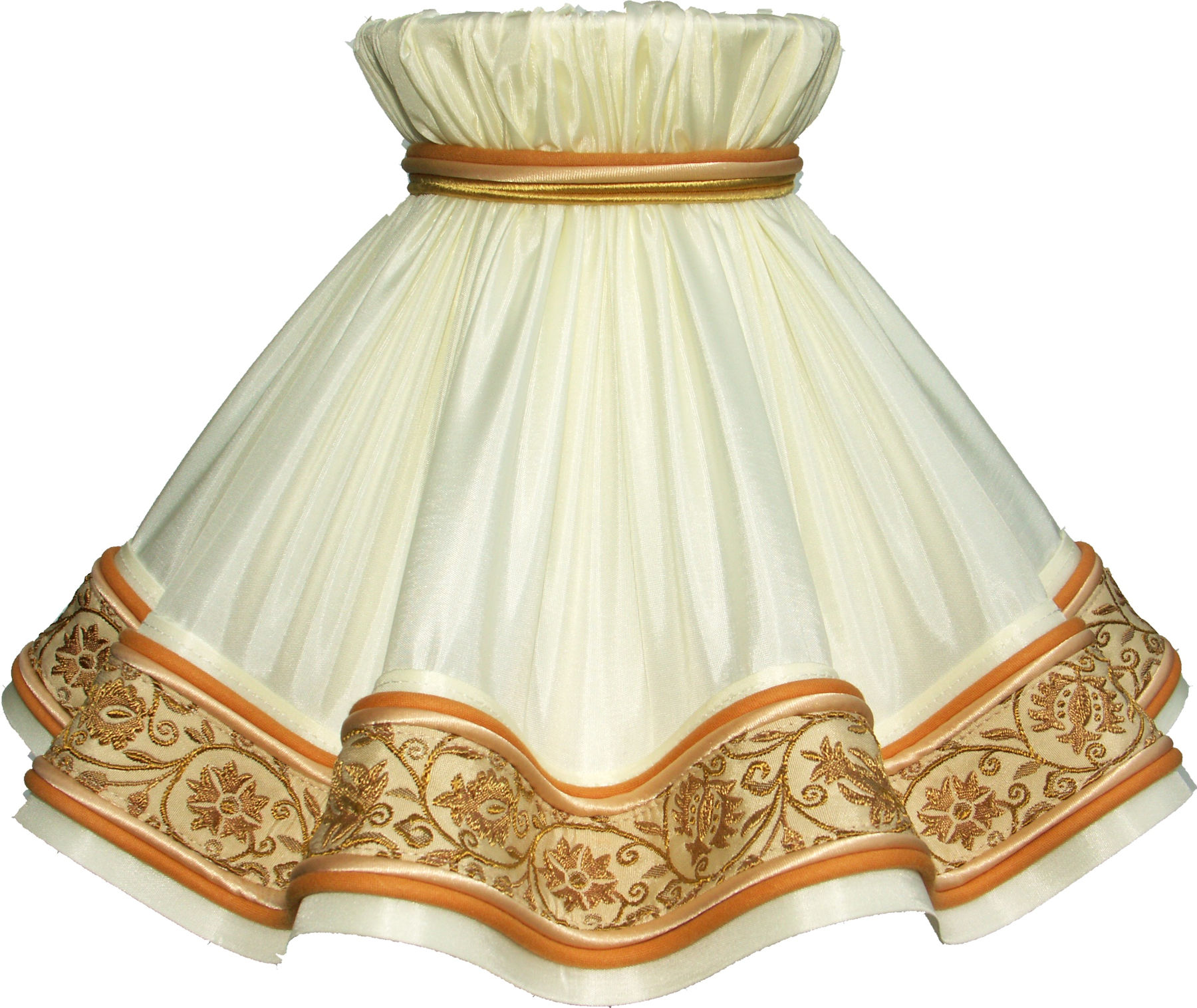 VALENCAY - Taffetas doublé avec galon jacquard