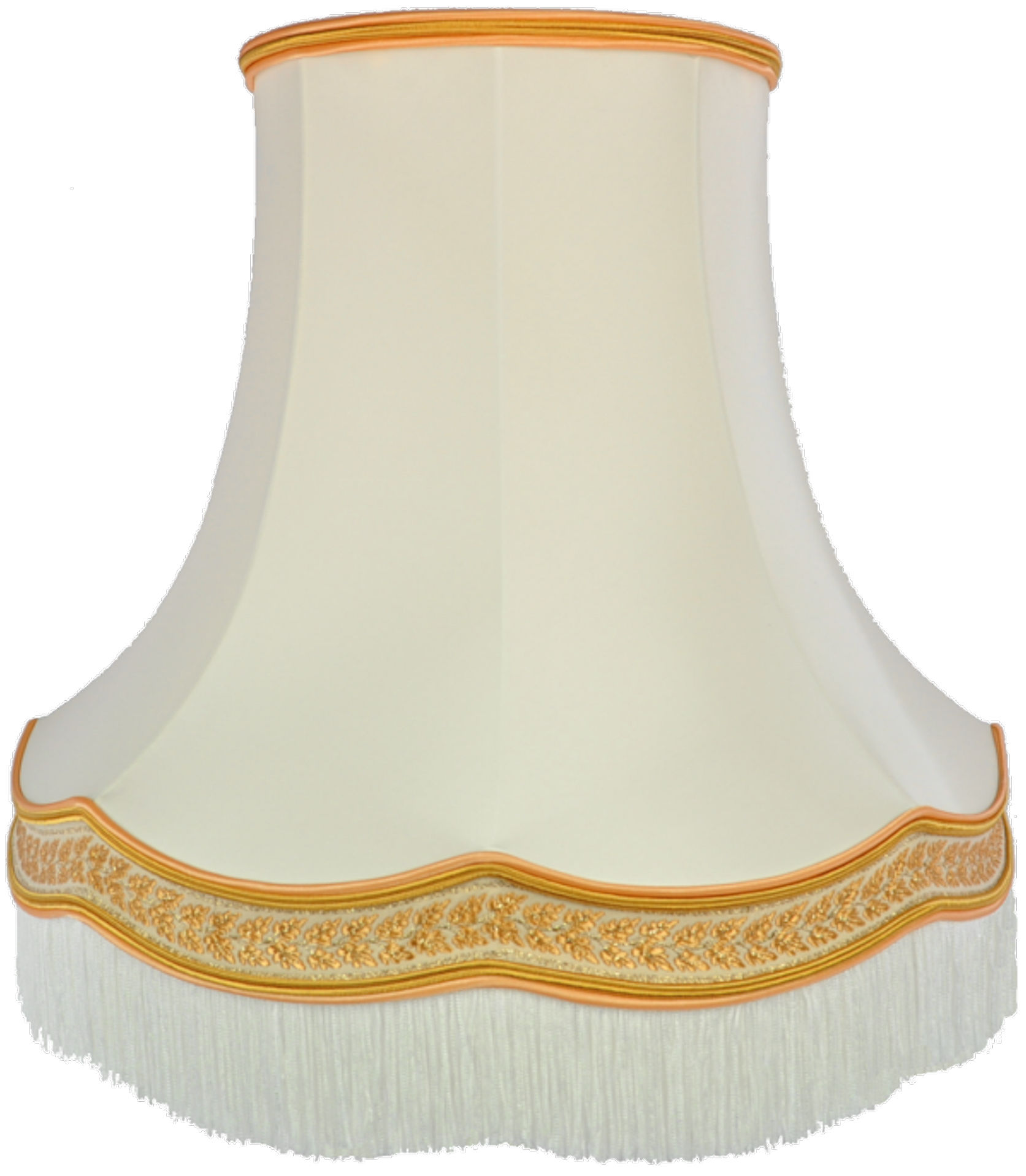 NANKIN OR - Pagode à bandeau et feston tissu frange galon jacquard